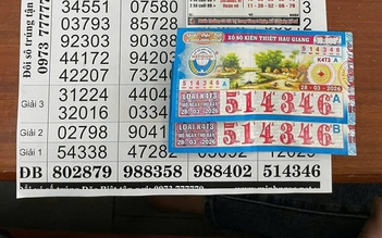 Trúng 4 tỉ xổ số miền Nam, vợ chồng ở Cà Mau trùm kín mít đi đổi thưởng