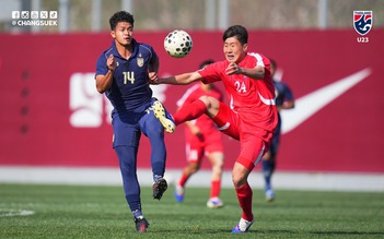 U.23 Thái Lan thua đậm U.23 Triều Tiên, chính thức hết cơ hội vô địch giải giao hữu Trung Quốc