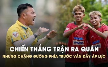 HLV Lê Hữu Phát: 'May mắn thì có 3 điểm, còn không thì cố kiếm 1 điểm'