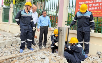 SAWACO lắp trụ nước uống miễn phí ở đài tưởng niệm sau kiến nghị của cử tri