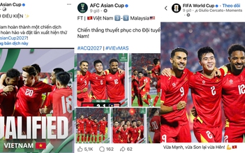 FIFA dí dỏm nhắc tên Hên Son Mạnh, AFC khen ngợi đội tuyển Việt Nam thắng hoàn hảo Malaysia