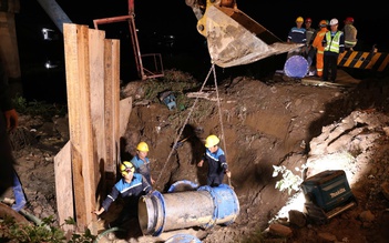 Nhiều khu vực ở TP.HCM cúp nước đêm 11.4 do sự cố đường ống