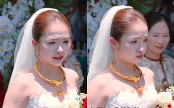 Clip cô dâu cố nín khóc thu hút gần 5 triệu lượt xem vì quá dễ thương