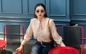 Áo blouse cách điệu mang chút điệu đà cho ngày hè
