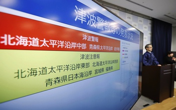 Nhật Bản hiện đối mặt nguy cơ siêu động đất từ 8,0 độ Richter trở lên