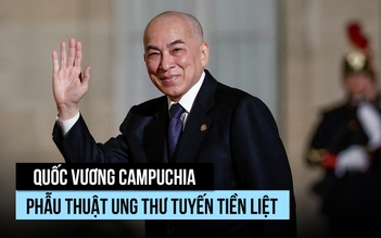 Quốc vương Campuchia Sihamoni phẫu thuật ung thư ở Bắc Kinh