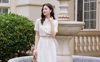 Đầm trắng xẻ tà mang chút dịu dàng pha lẫn nét quyến rũ