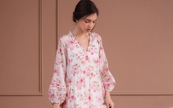 Sắc hồng pastel tôn nét tinh khôi và ngọt ngào của nàng