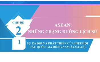 Bí quyết ôn thi tốt nghiệp THPT đạt điểm cao: Những chặng đường lịch sử của ASEAN