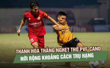 Thanh Hóa thắng nghẹt thở PVF-CAND, nới rộng khoảng cách trụ hạng