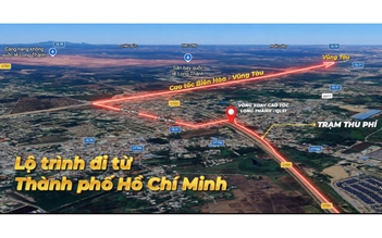 Cao tốc Biên Hòa - Vũng Tàu khai thác tạm từ 17 giờ chiều 29.4