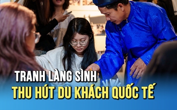 Khi di sản cố đô Huế sống lại trong thế giới đương đại: Tranh làng Sình hút du khách quốc tế 