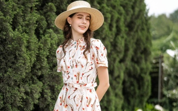 Váy hoa nhí, váy hoa trễ vai ‘phủ sóng’ tủ đồ hè