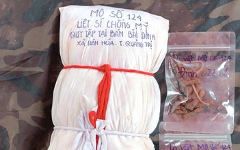 Tìm thấy 2 hài cốt liệt sĩ cùng nhiều di vật tại Quảng Trị