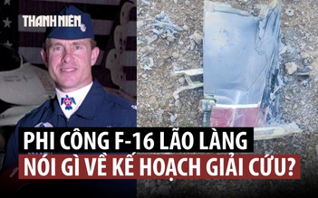 Cựu phi công F-16 giải thích cách sống sót sau khi máy bay bị bắn rơi