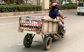 Thịt lợn 'hít bụi, phơi nắng' ồ ạt vào nội thành
