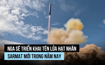 Ông Putin nói Nga sẽ triển khai tên lửa Sarmat 'mạnh nhất thế giới' trong năm nay