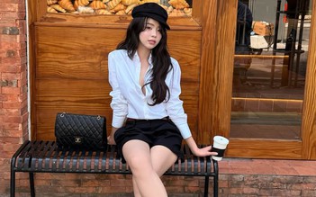 Điểm nhấn nhẹ nhàng nhưng nổi bật từ áo sơ mi trắng