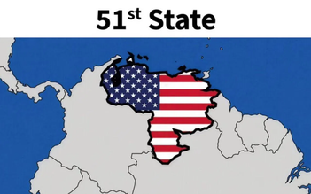 Tổng thống Trump đăng ảnh đồ họa mô phỏng Venezuela là bang thứ 51