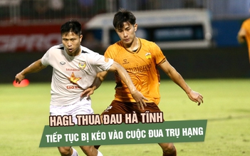 HAGL thua đau Hà Tĩnh, tiếp tục bị kéo vào cuộc đua trụ hạng