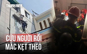 Trèo vào cứu người rồi mắc kẹt trong đám cháy: Nghẹt thở giải cứu 3 nạn nhân
