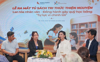 Ra mắt tủ sách 'Tri thức thiện nguyện' gây quỹ học bổng cho trẻ mồ côi