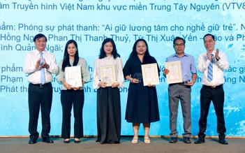Hội Nhà báo Việt Nam trao giải Báo chí Tây nguyên và Duyên hải miền Trung