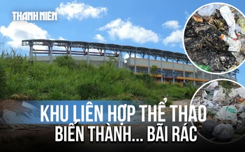 Khu liên hợp Văn hóa - Thể thao 16 héc ta ở Đà Lạt bị biến thành bãi rác khổng lồ