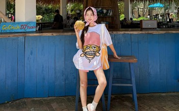 Khoe chân thon cùng mốt giấu quần năng động ngày hè