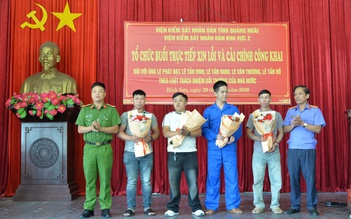 Xin lỗi công khai 5 người bị truy tố oan 'cướp tài sản' sau hơn 10 năm