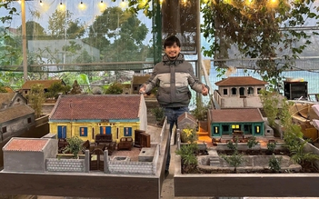 Chàng trai làm mô hình nhà cổ Bắc bộ khiến dân mạng sống lại từng ký ức