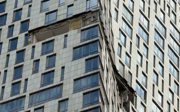 Trước ngày Chiến thắng, tòa nhà Moscow trúng UAV