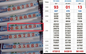 Xổ số miền Nam ngày 7 tháng 5: Cọc vé trúng 39,2 tỉ đài Bình Thuận lộ diện