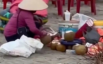 Thông tin mới vụ người phụ nữ bị 'tố' dồn nước dừa thừa bán cho khách
