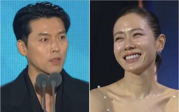 Hyun Bin thắng giải Baeksang, khoảnh khắc ăn mừng của Son Ye Jin gây sốt