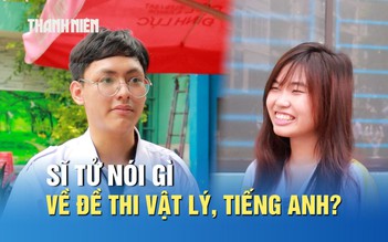 Từng mong đề thi tốt nghiệp THPT khó hơn, thi xong nhiều sĩ tử than: 'Tim đập nhanh, huyết áp tăng'
