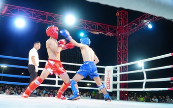 Những màn đối kháng nghẹt thở tại giải kickboxing Gia Lai