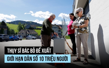 Cử tri Thụy Sĩ không đồng ý giới hạn dân số