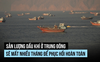 Dòng dầu khí Trung Đông sẽ cần nhiều tháng để phục hồi hoàn toàn