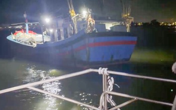 Tàu cá Đà Nẵng bị phá nước, 10 ngư dân phát tín hiệu cầu cứu