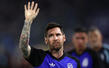 Messi tập riêng trong ngày đầu hội quân cùng đội tuyển Argentina