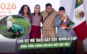 Chú vịt mê taco gây sốt World Cup được Tổng thống Mexico mời gặp mặt