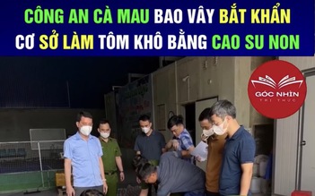 Công an xác định được người phát tán tin giả 'tôm khô làm từ cao su non'