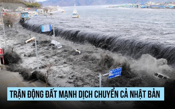 Nhật Bản bị dịch chuyển trong thảm họa động đất