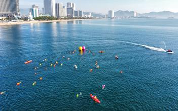 Hơn 1.500 VĐV tranh tài tại SeaStar Nha Trang Bay, kình ngư Ánh Viên đồng hành