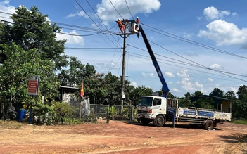 PC Quảng Ngãi thi công, chuyển đường dây 35kV sang vận hành 22kV