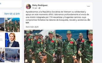 Tổng thống lâm thời Venezuela cảm ơn Việt Nam hỗ trợ cứu hộ nạn nhân động đất