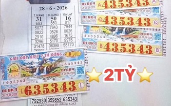 Mua vé số khi đi chợ, người phụ nữ trúng 2 tỉ xổ số miền Nam