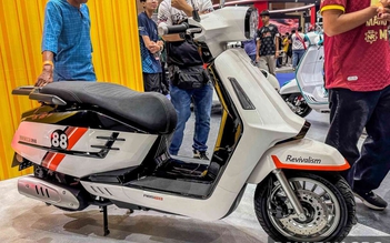 Xe tay ga giá gần 85 triệu đồng sản xuất tại Trung Quốc, nhái kiểu dáng Lambretta