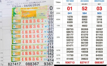 Xổ số miền Nam ngày 4 tháng 6: Khách trúng số đài Bình Thuận nhận tiền mặt